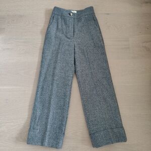 Sezane Damon Trousers Grey Wool